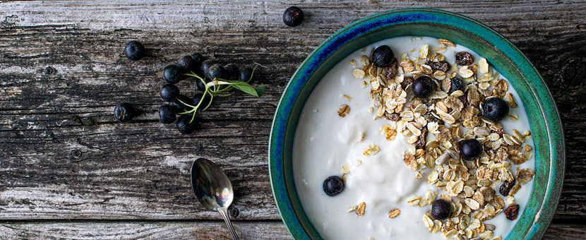 Müsli mit Aroniabeeren