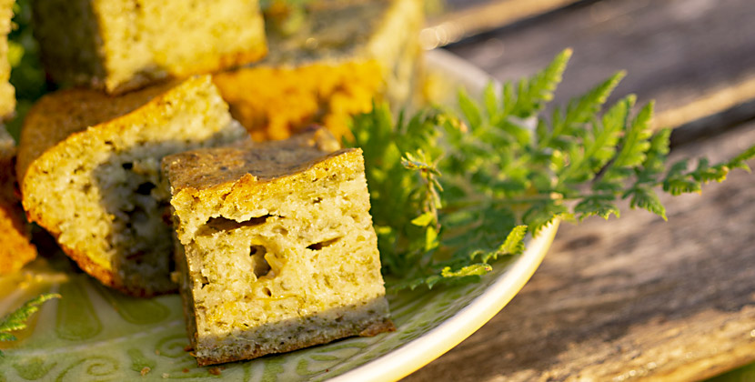 Bananenbrot mit Süßdolde