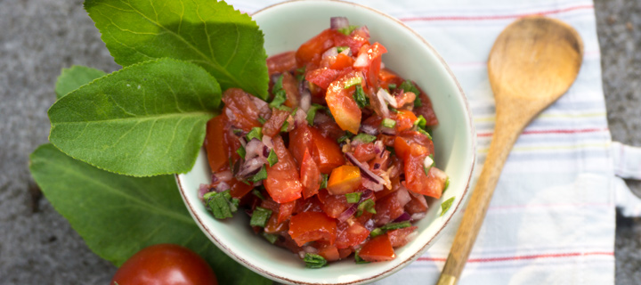 Salsa mit Pfefferkraut