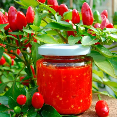 Sibirischer Hauspaprika Chilipaste